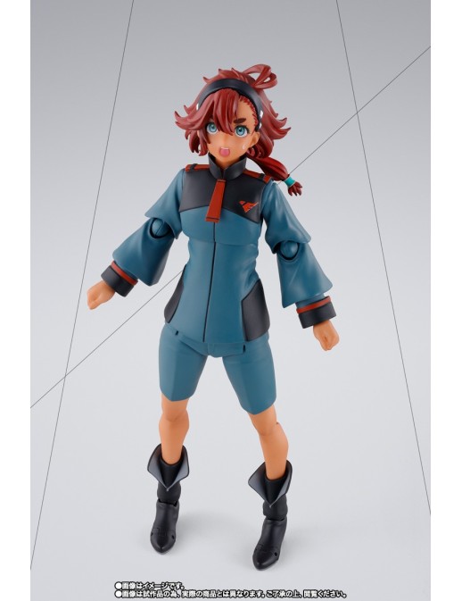 Bandai S.H. Figuarts Mobile Suit Gundam The Witch from Mercury Suletta Mercury Uniform Version & Option Set TamashiWeb Exclusive