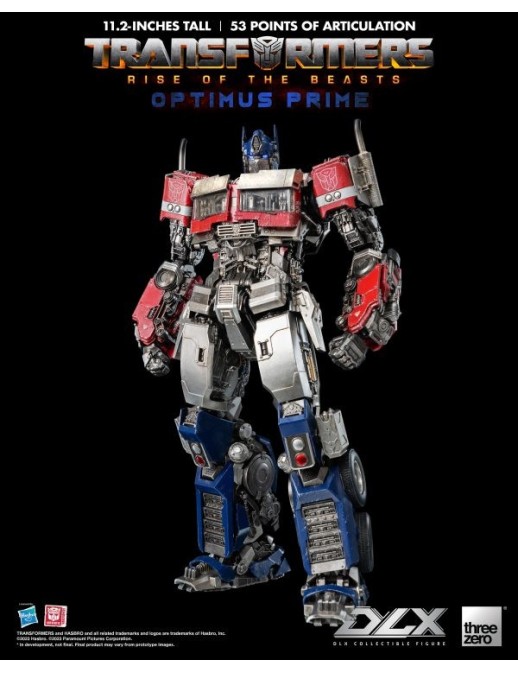 Threezero Transformers Rise of the Beasts DLX Scale Collectible Figure Series Optimus Prime