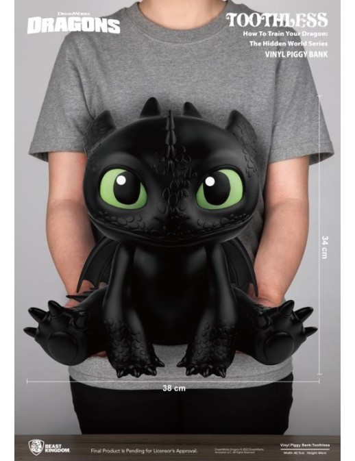 Beast Kingdom How to Train Your Dragon Toothless Piggy Bank