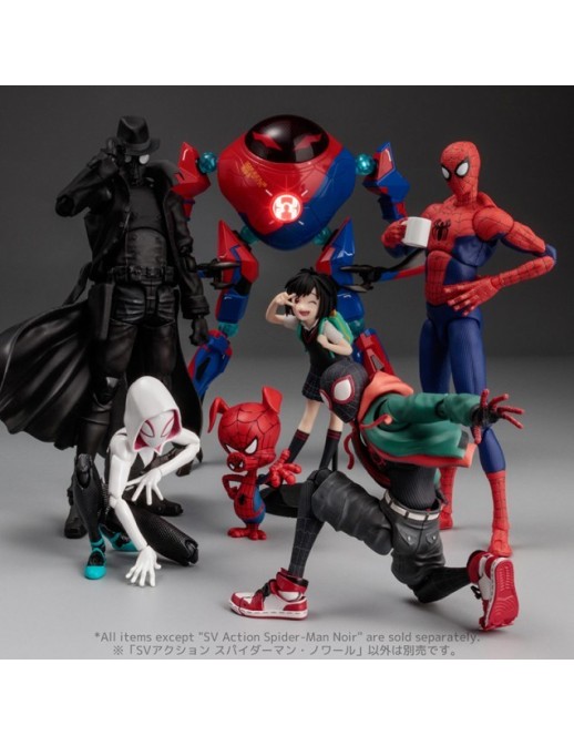 Sentinel SV Action Spider-Man Into The Spider-Verse Spider-Man Noir