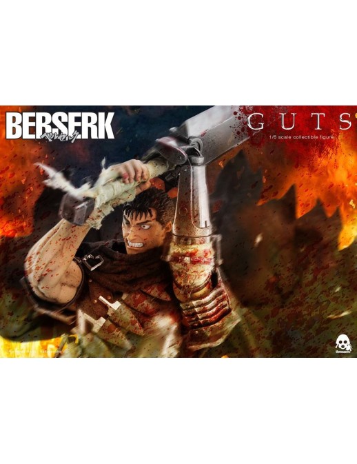 Threezero Berserk Guts Black Swordsman 1/6 Scale Collectible Figure