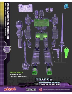 Yolopark AMK Pro Series Model Kit Transformers Generation One Megatron