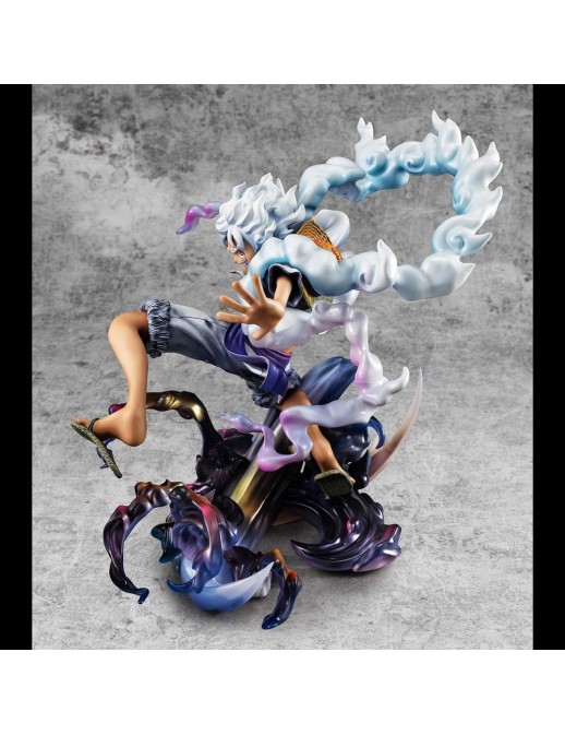 Megahouse P.O.P. Portrait of Pirates One Piece WA-Maximum Monkey D. Luffy Gear 5th MegaTrea Exclusive