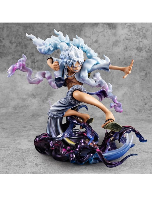 Megahouse P.O.P. Portrait of Pirates One Piece WA-Maximum Monkey D. Luffy Gear 5th MegaTrea Exclusive