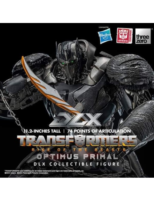 Threezero Transformers Rise of the Beasts DLX Scale Collectible Figure Series Optimus Primal