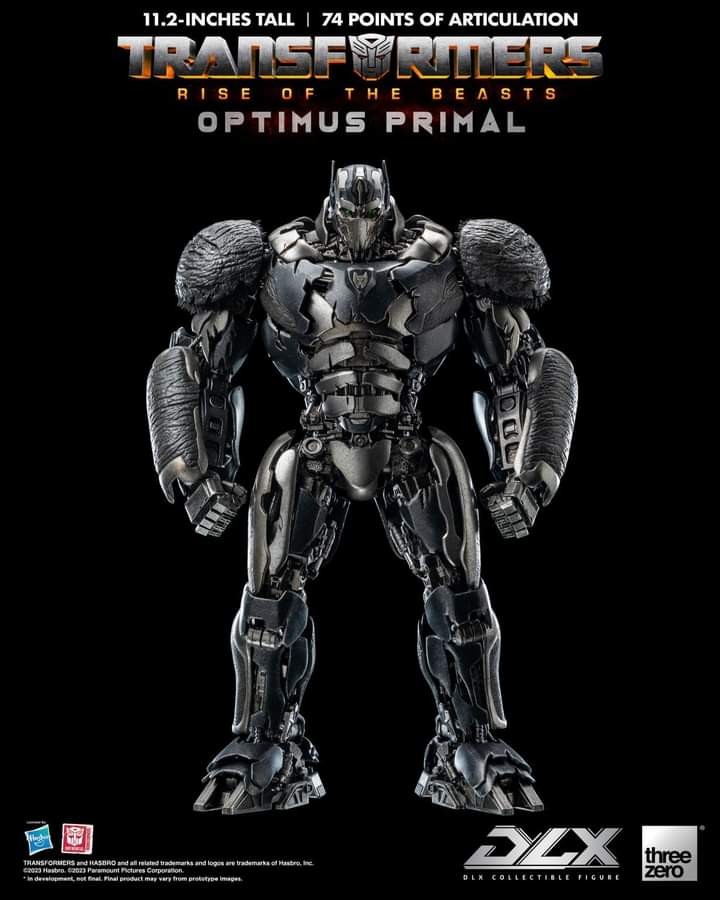 THREEZERO TRANSFORMERS RISE OF THE BEASTS DLX SCALE COLLECTIBLE FIGURE SERIES OPTIMUS PRIMAL