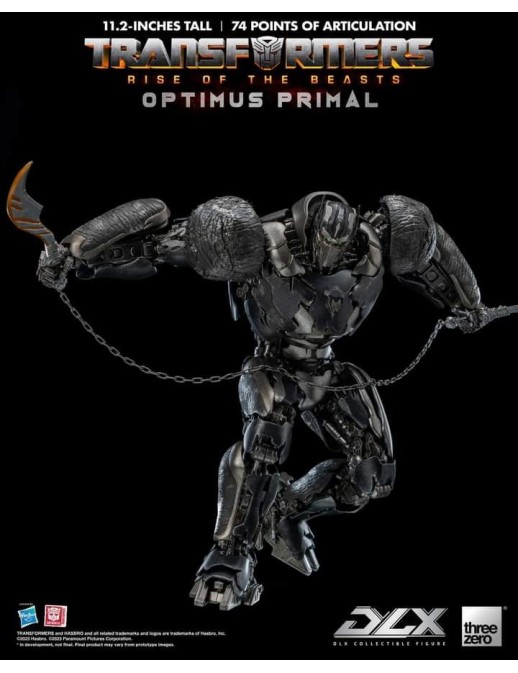 Threezero Transformers Rise of the Beasts DLX Scale Collectible Figure Series Optimus Primal