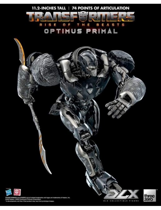 Threezero Transformers Rise of the Beasts DLX Scale Collectible Figure Series Optimus Primal