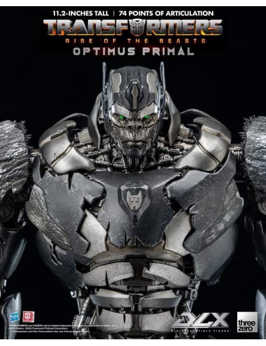 Threezero Transformers Rise of the Beasts DLX Scale Collectible Figure Series Optimus Primal