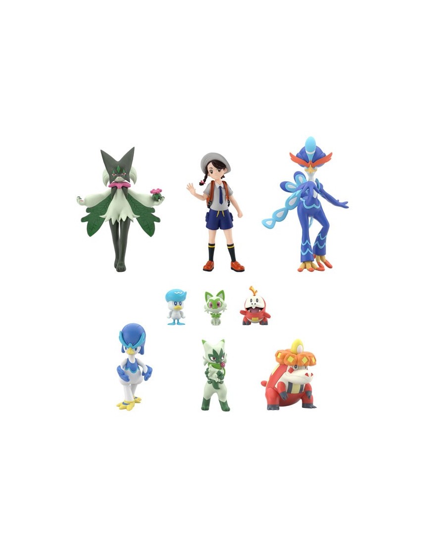 Bandai Shokugan Pokemon Scale World Paldea Region Set Bandai Shokugan Pokemon Scale World Paldea Region Set