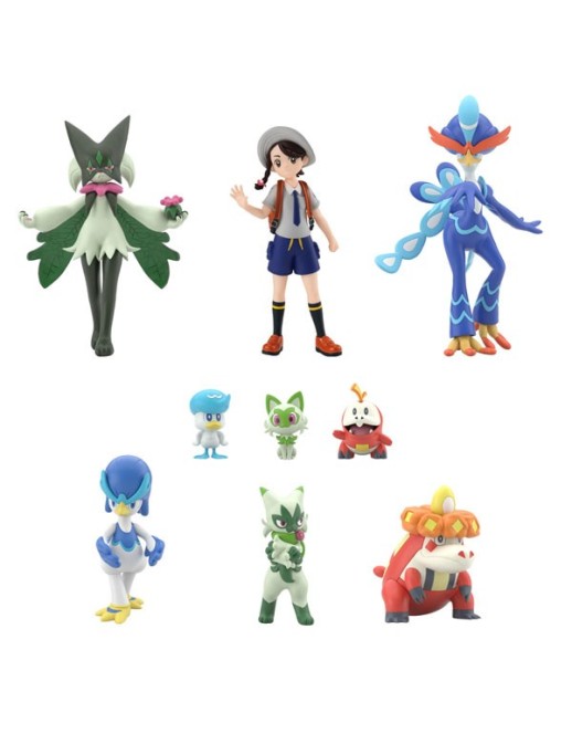 Bandai Shokugan Pokemon Scale World Paldea Region Set