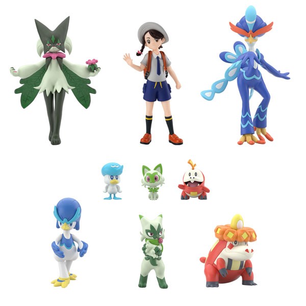 BANDAI SHOKUGAN POKEMON SCALE WORLD PALDEA REGION SET