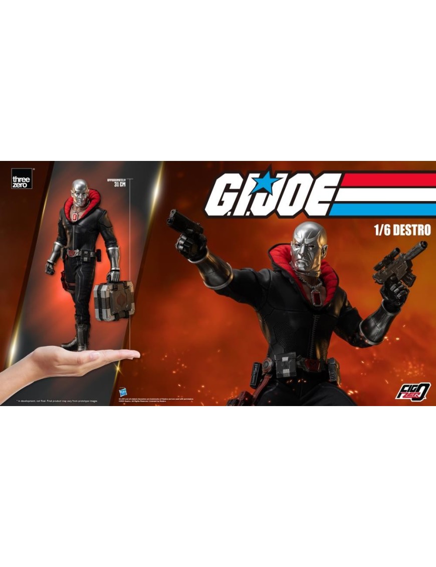 Threezero FigZero G.I. Joe Destro Threezero FigZero G.I. Joe Destro