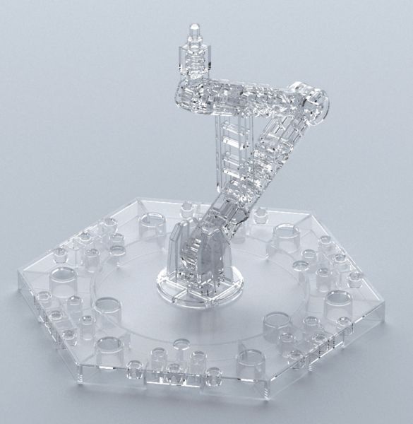 BANDAI GUNDAM ACTION BASE 5 CLEAR