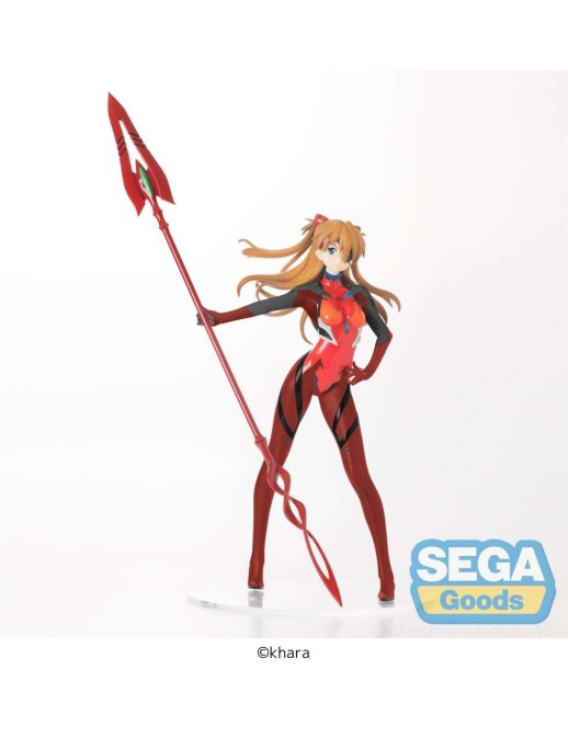 Sega Limited Premium Size Figure Neon Genesis Evangelion Asuka Shikinami Langley Spear of Cassius