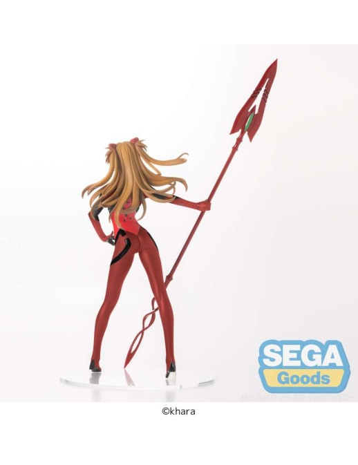 Sega Limited Premium Size Figure Neon Genesis Evangelion Asuka Shikinami Langley Spear of Cassius