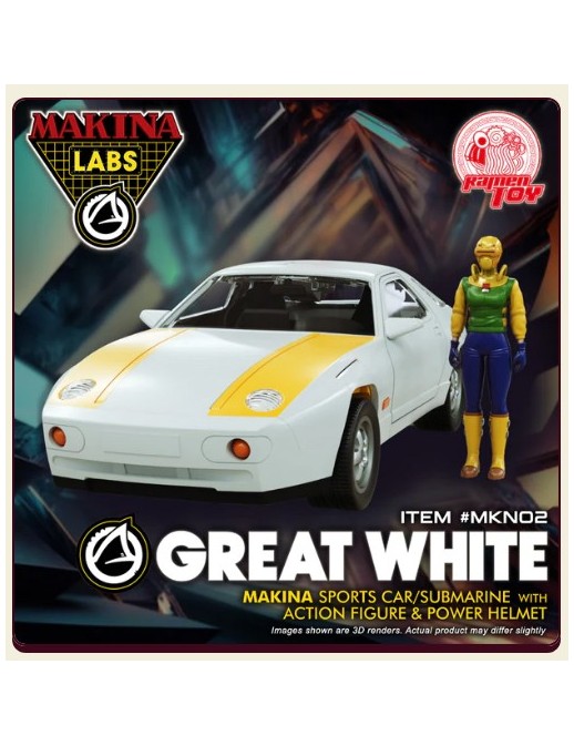 Ramen Toy Makina Laboratories M.A.S.K. Great White Shark