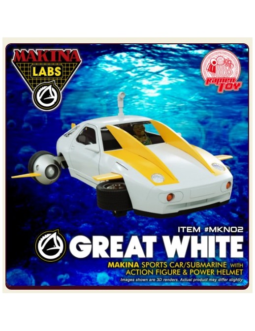 Ramen Toy Makina Laboratories M.A.S.K. Great White Shark