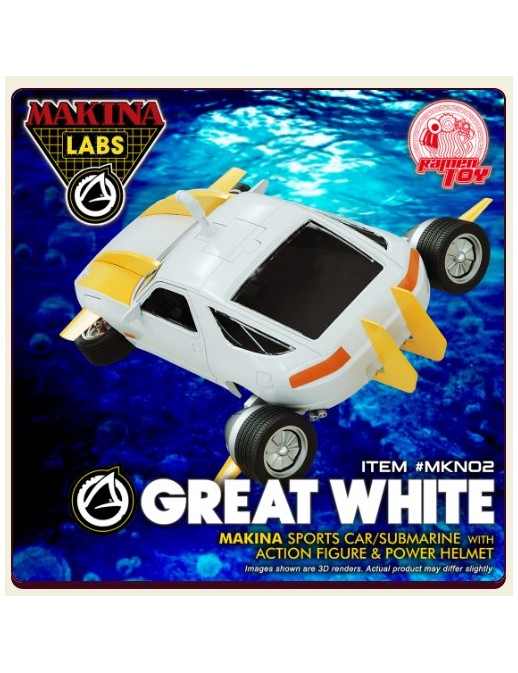 Ramen Toy Makina Laboratories M.A.S.K. Great White Shark